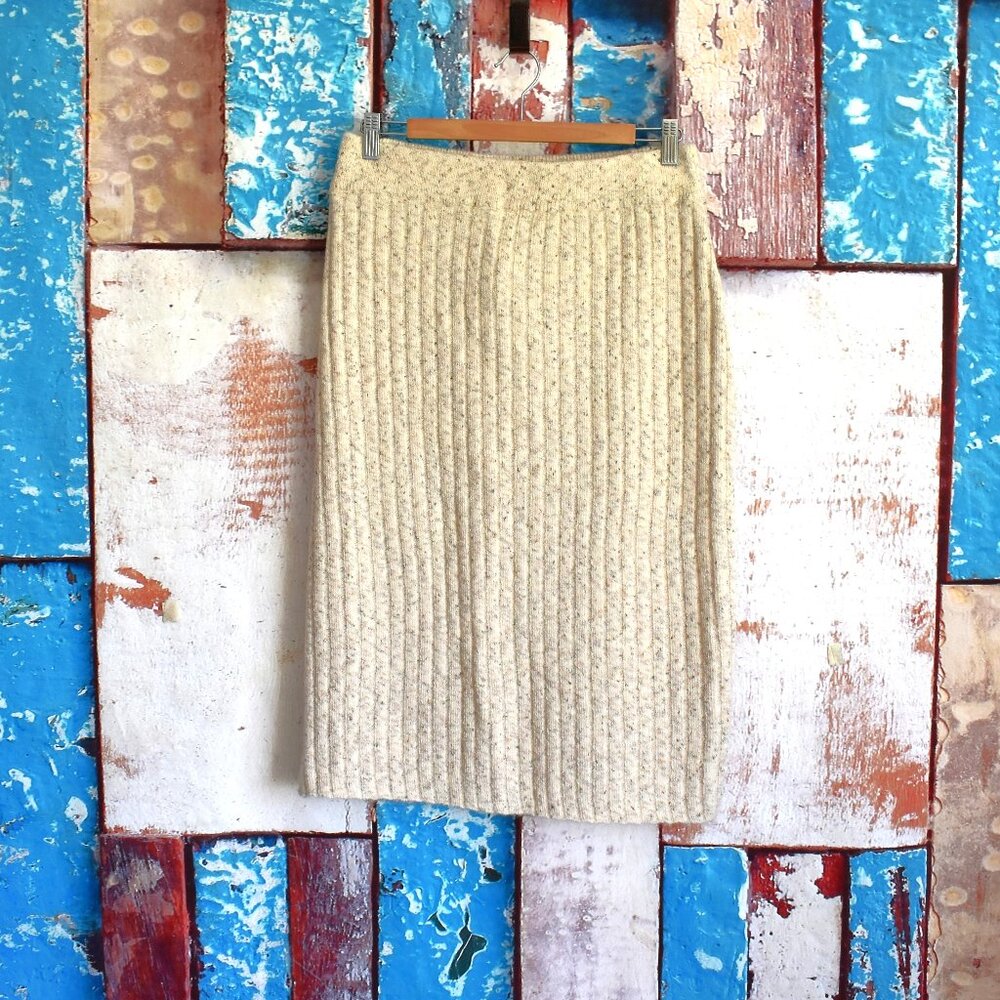 Women's Tea N Rose Skirt Elastic Waist Pullover Acrylic XLARGE Cream NEW